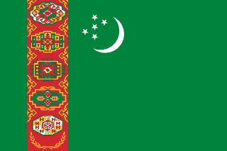 Флаг: Туркмения